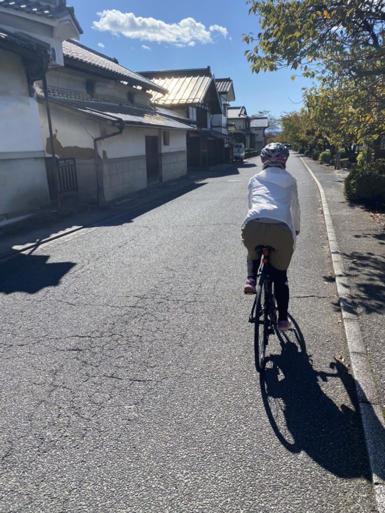 白井宿　土蔵造りの家並