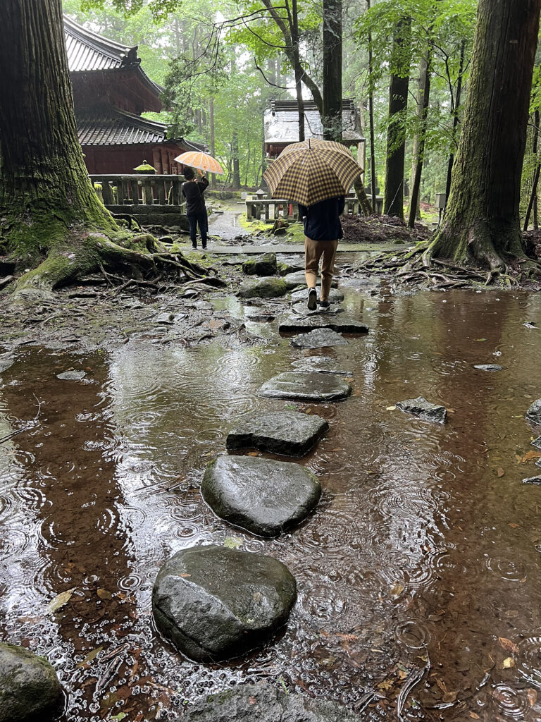 日光　滝尾の道